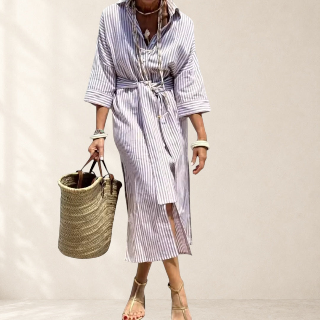 Ellen | Classic Striped Dress