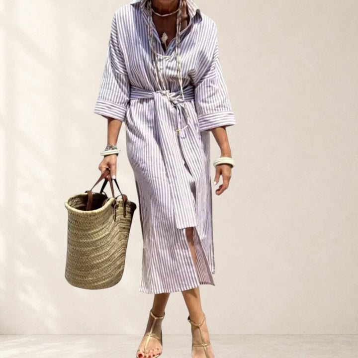 Ellen | Classic Striped Dress