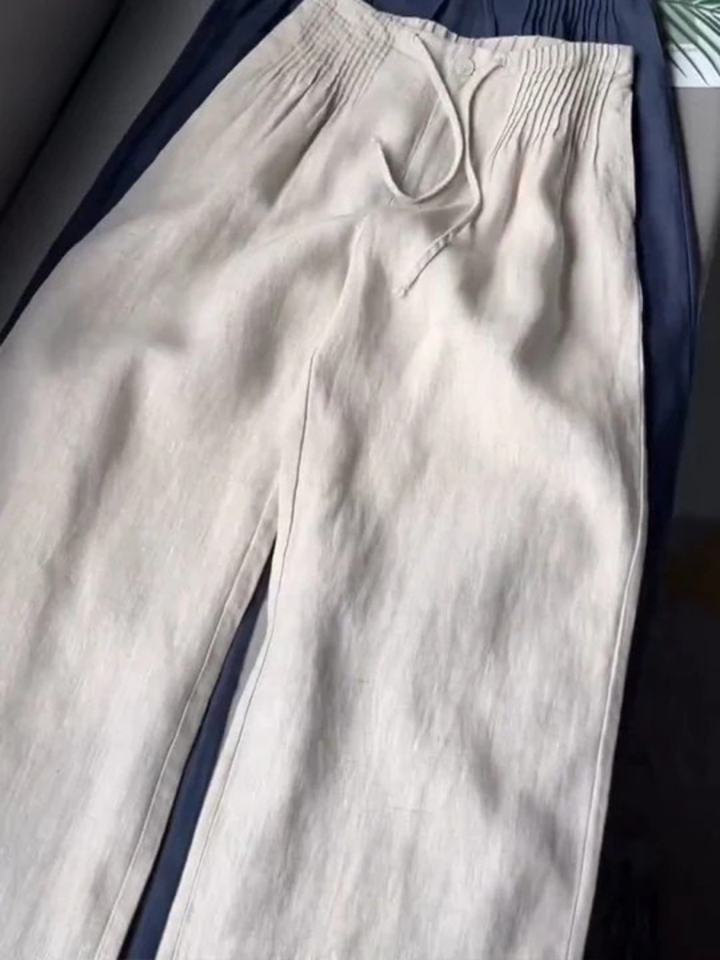 Zofia | Leggero Gamba Larga Cotton Pants