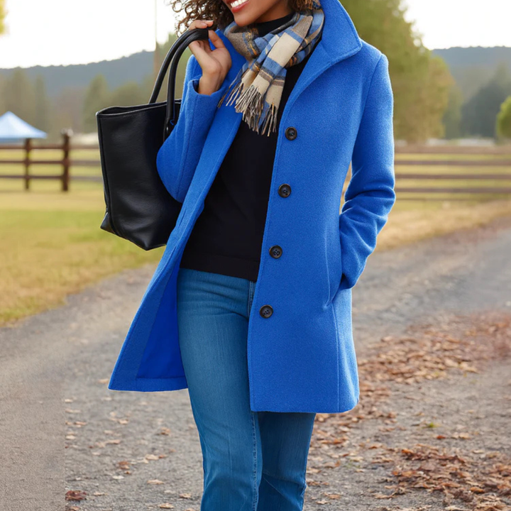 Serena | Timeless Heritage Coat - Blue