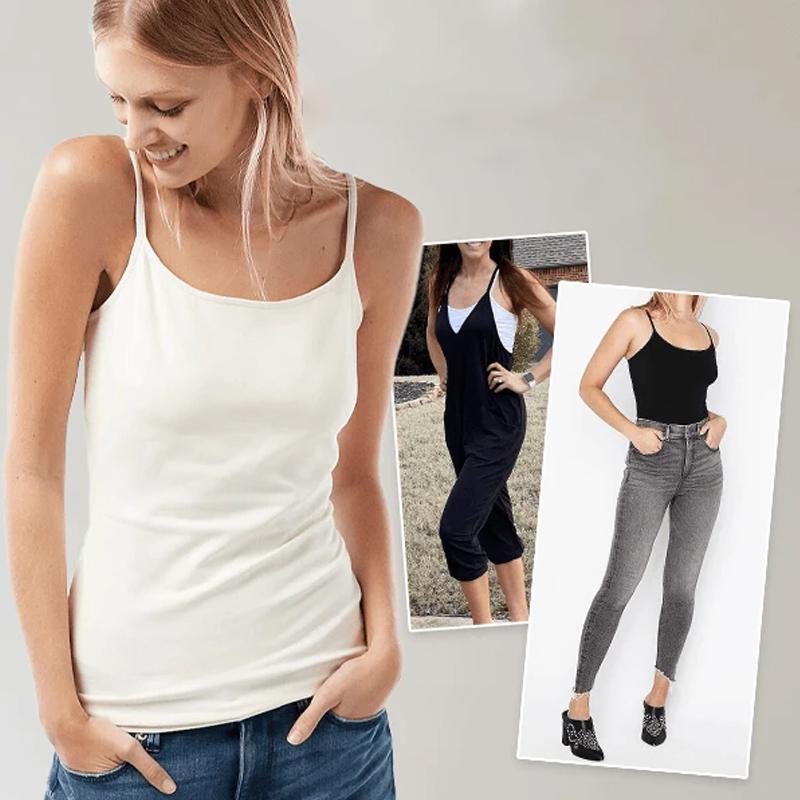Padded Tank Top | Tank Top with Built-in Bra