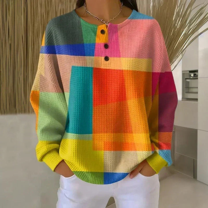 Crestine | Colour Block Sweater - 