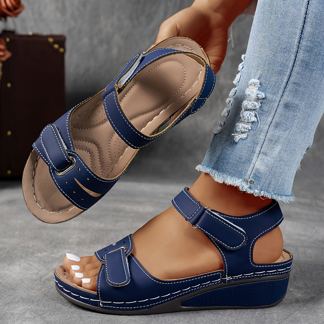 Nance | Simple Gray Summer Sandals