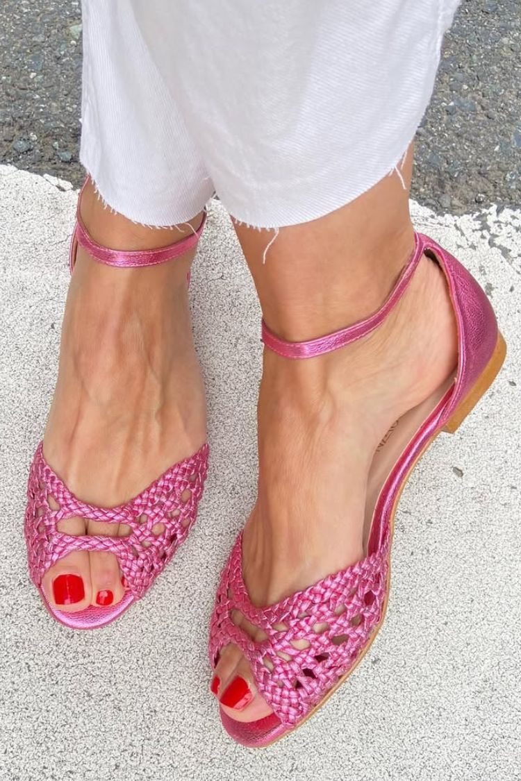 Bubs | Simple Braided Gold Summer Sandals