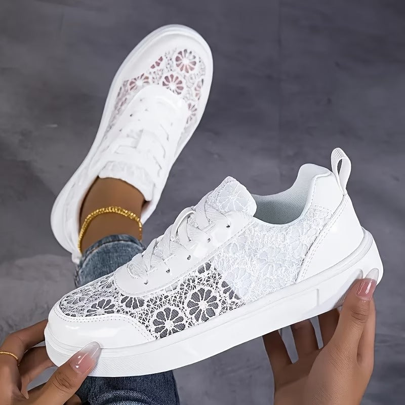 Dentelle | Sneaker in Pizzo Floreale