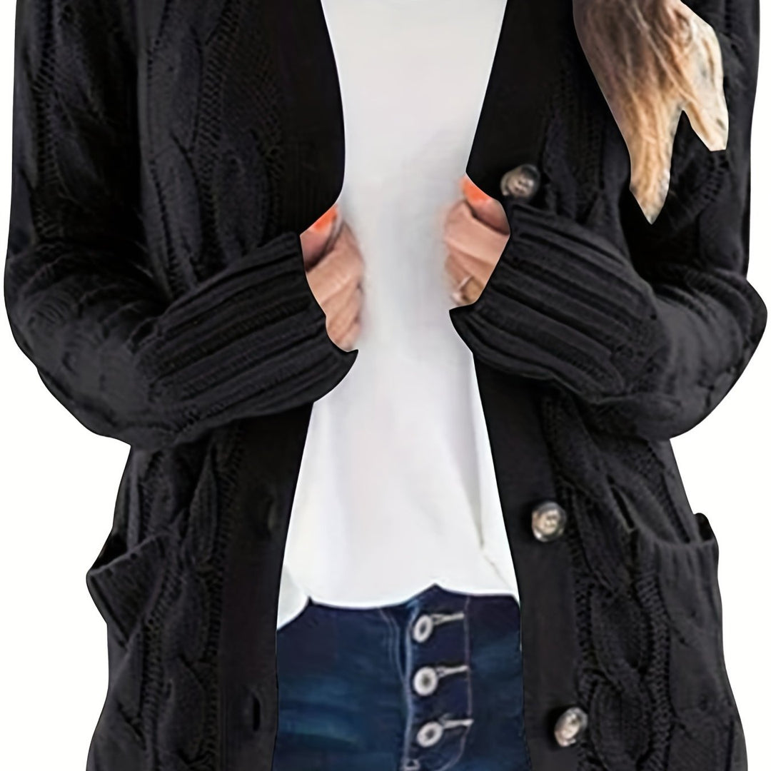 Cecile | Vest Tricot Chic - Burgundy