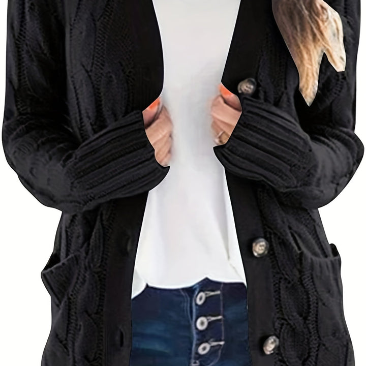 Cecile | Vest Tricot Chic - Burgundy