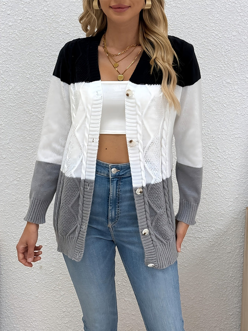 Beatrice | Vest Patchwork - Pink