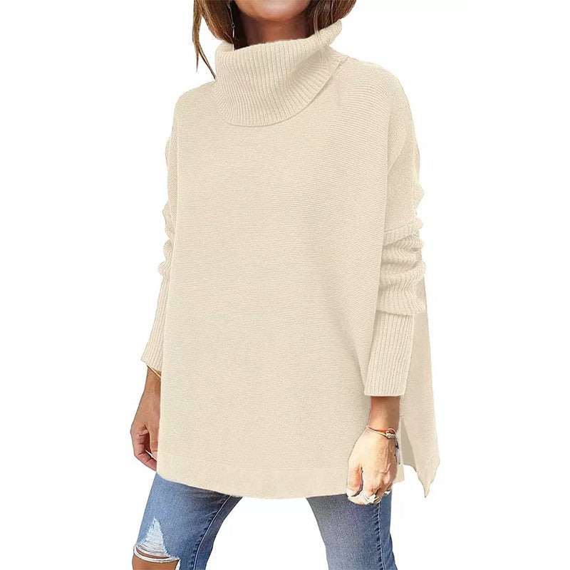 SORA | Modern Turtleneck Sweater - Apricot