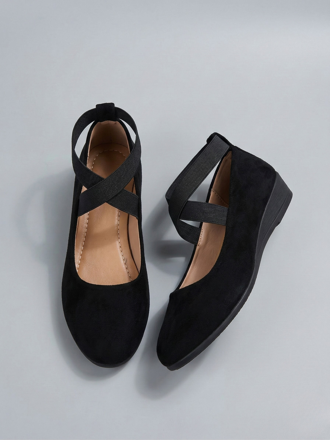 Madeleine | Shoes Wedge Closed Confortables - Red