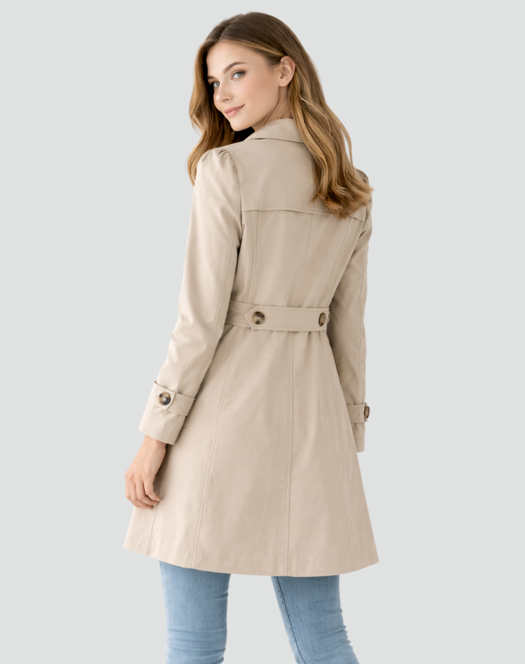 Gabrielle | Tranchée Coat Classic À Revers - 