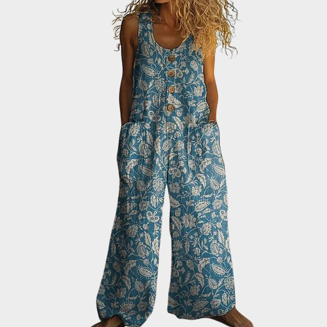 Darcie | Folk Art Stampa Jumpsuit