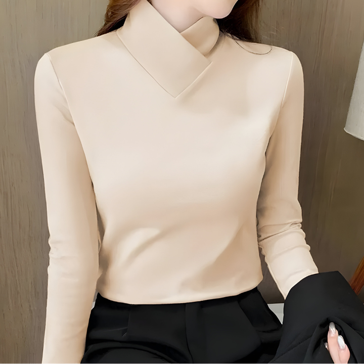 Jacaranda | Minimal Turtleneck Knit Top