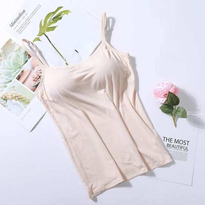 Padded Tank Top | Tank Top with Built-in Bra