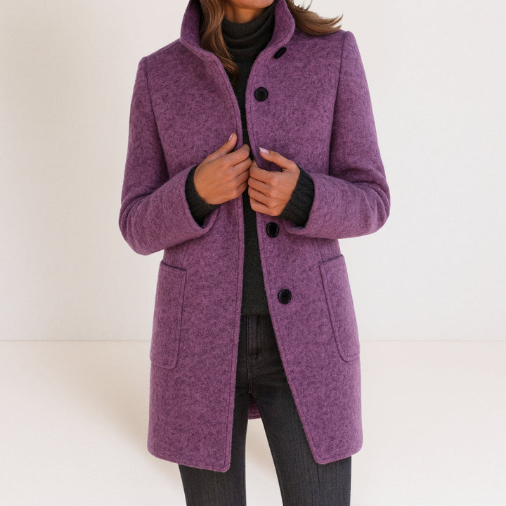Diane | Coat D’Hiver Elegant - Red
