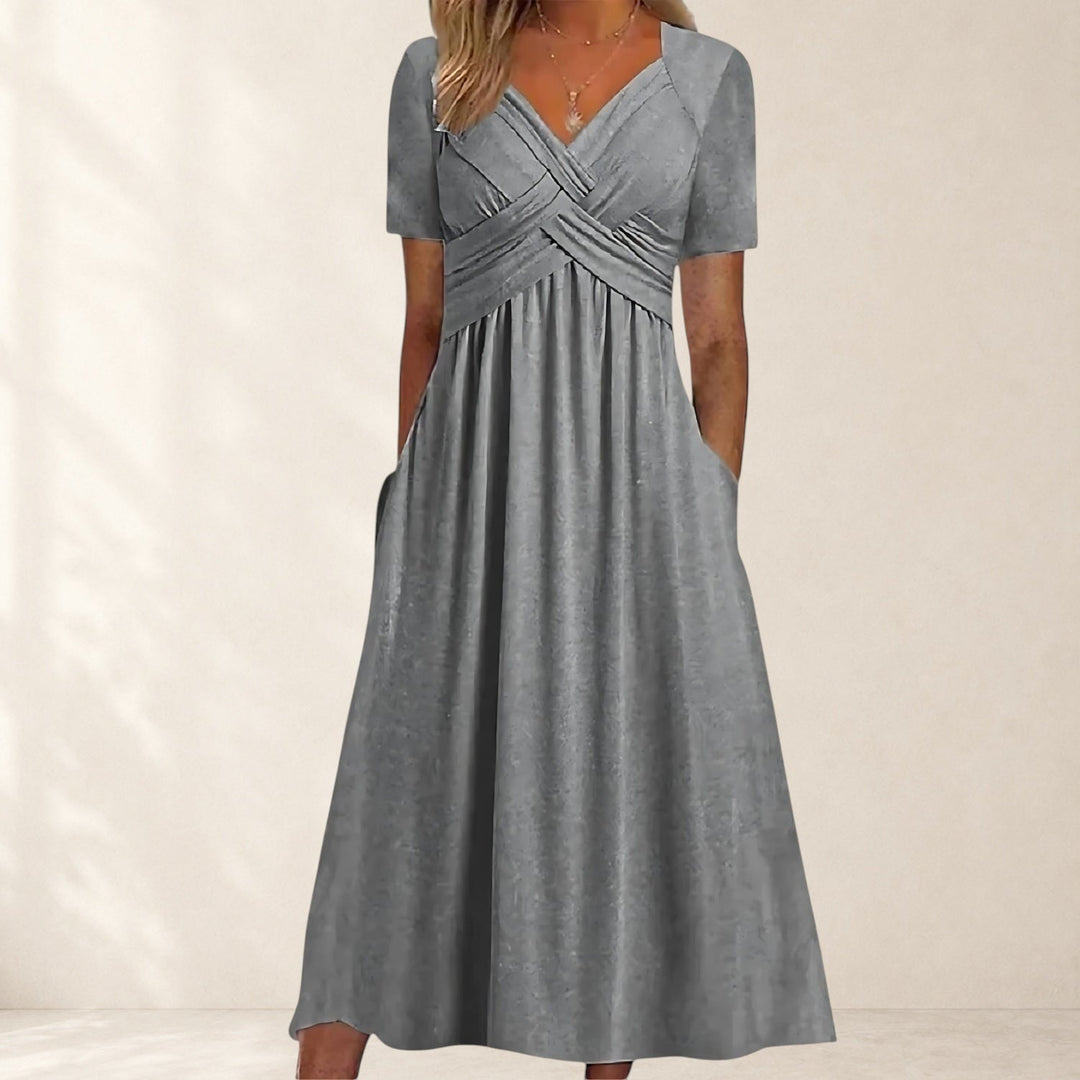 Viola | Midi Dress with Tummy Control