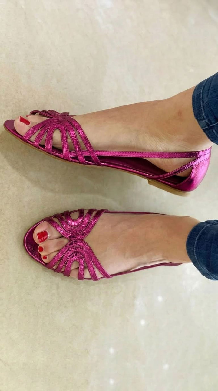 Raelene | Simple Gold Summer Sandals