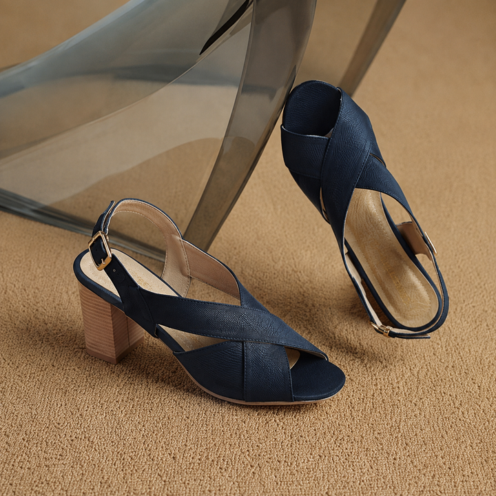 Delphine | Sandals Elegant A Heel Carre - 