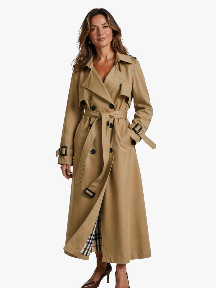 Giselle | Trench-Manteau Ceinturé - Beige