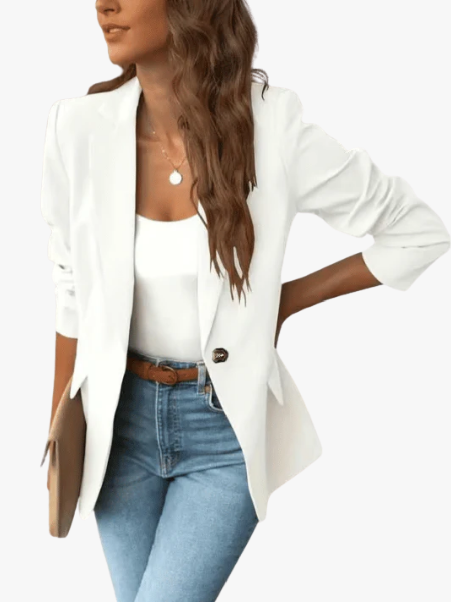 Camille | Formal Blazer - White