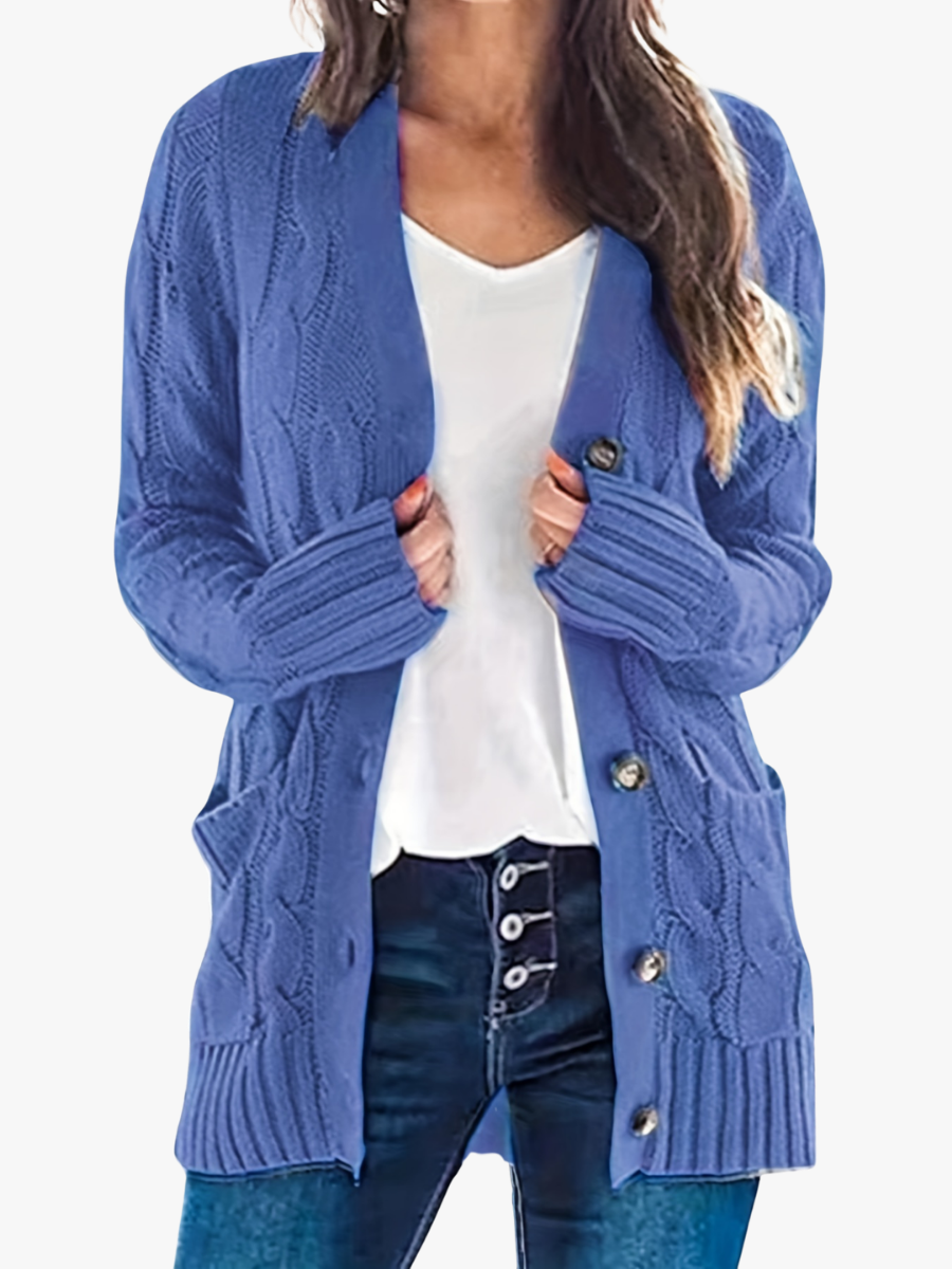 Cecile | Vest Tricot Chic - White