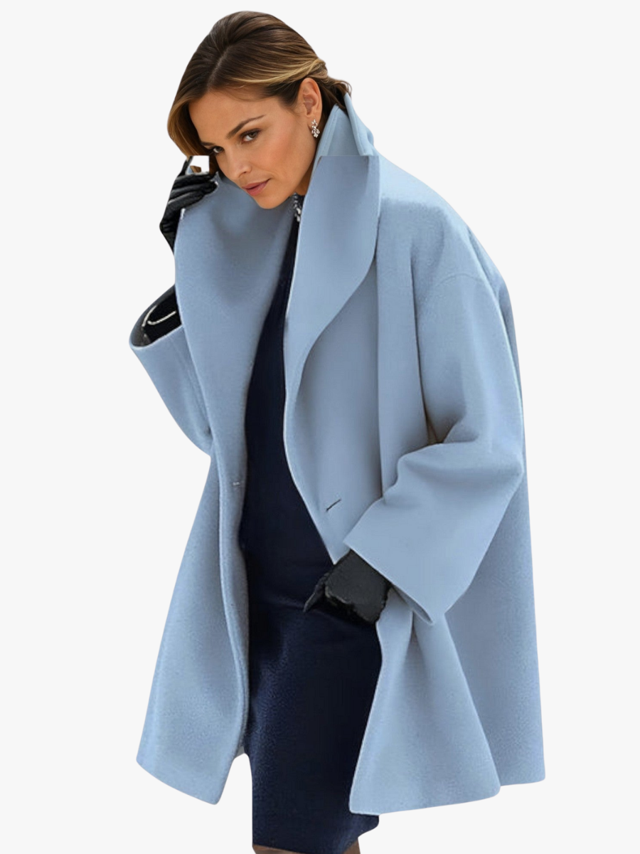 Valerie | Coat Long Détendue - Blue