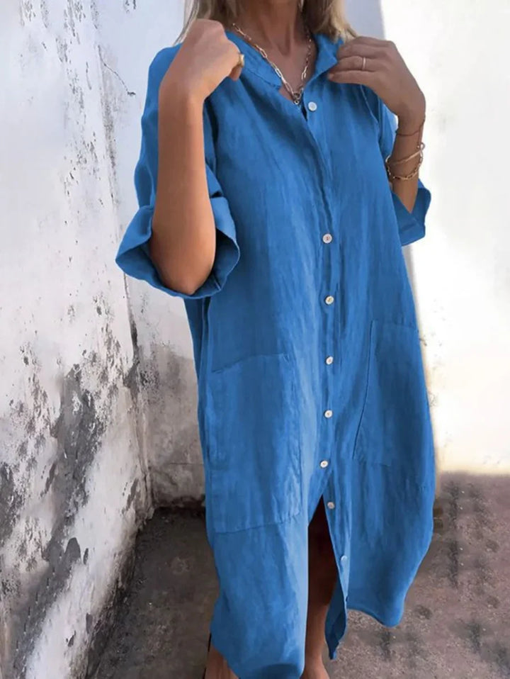 Dora | Effortless Shirt Dress