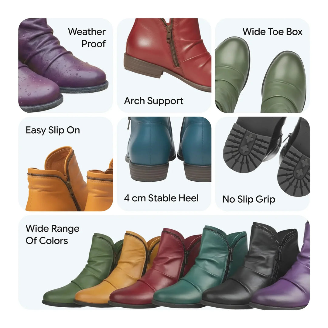 Arden | Orthopedic Boots - Blue