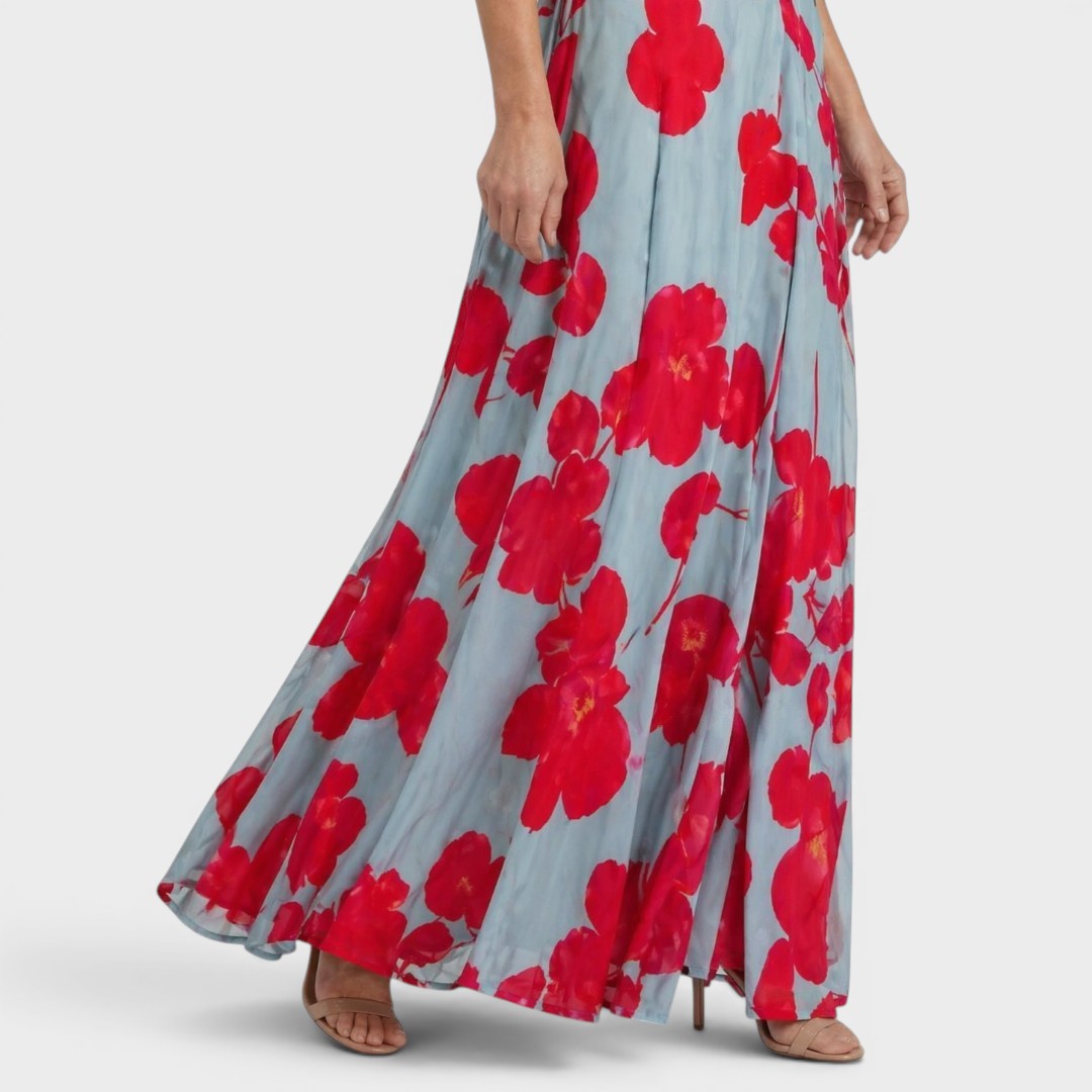 Daniela | Flowing Halter Maxi Dress - 