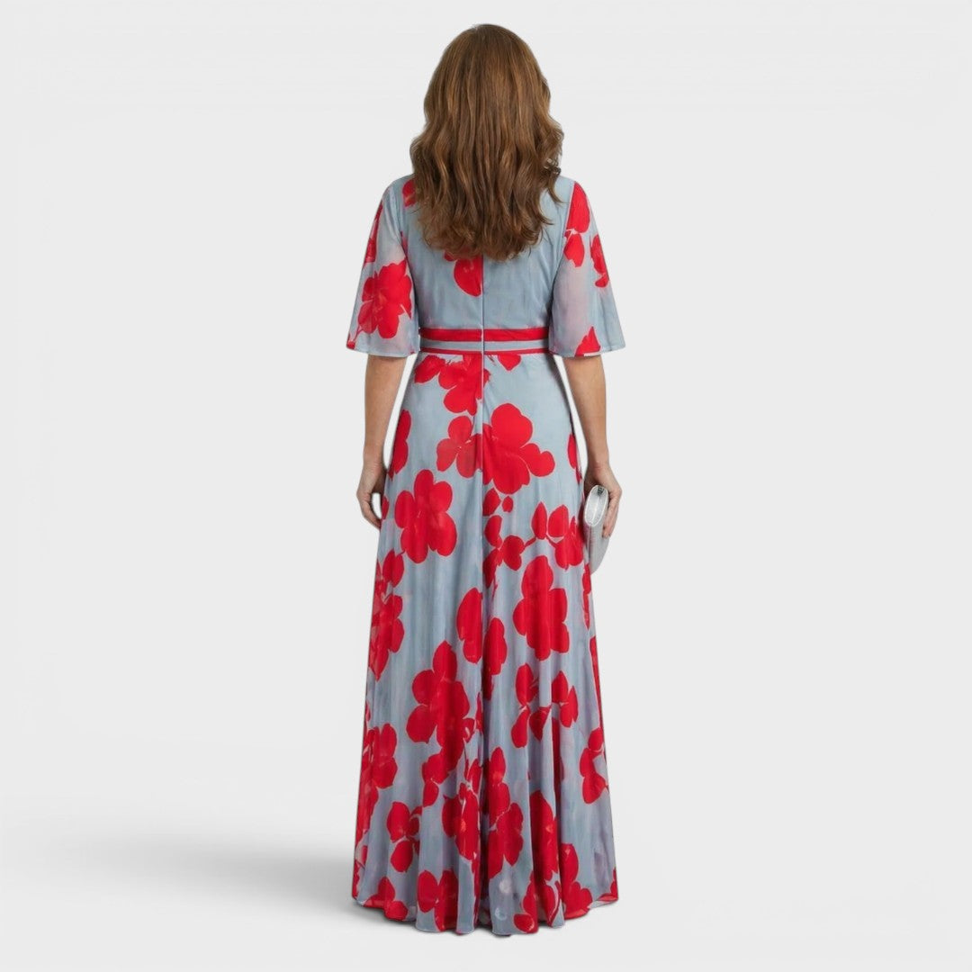 Daniela | Flowing Halter Maxi Dress - 