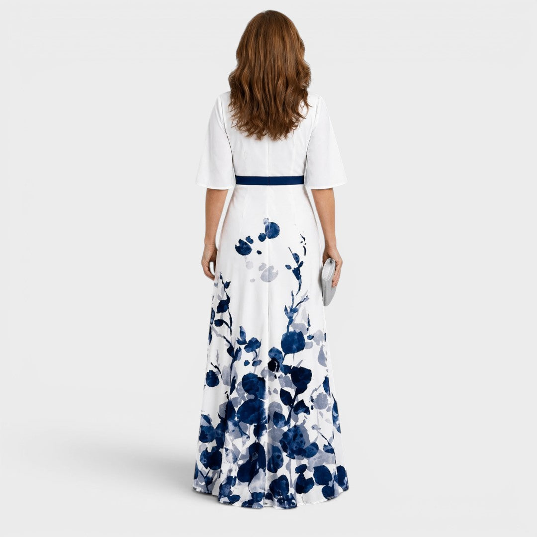 Daniela | Flowing Halter Maxi Dress - 