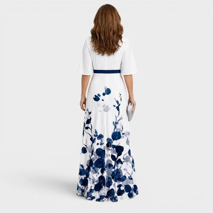 Daniela | Flowing Halter Maxi Dress - 