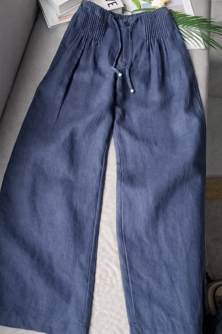Bridie | Easy Leggero Cotton Gamba Larga Pants