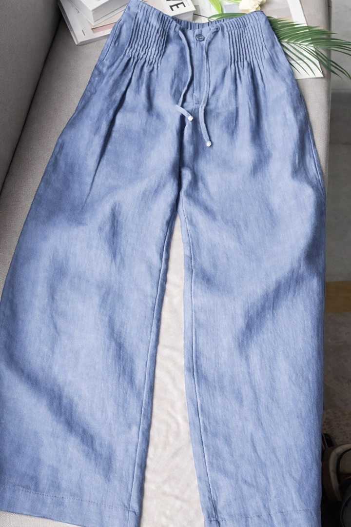 Bridie | Easy Leggero Cotton Gamba Larga Pants