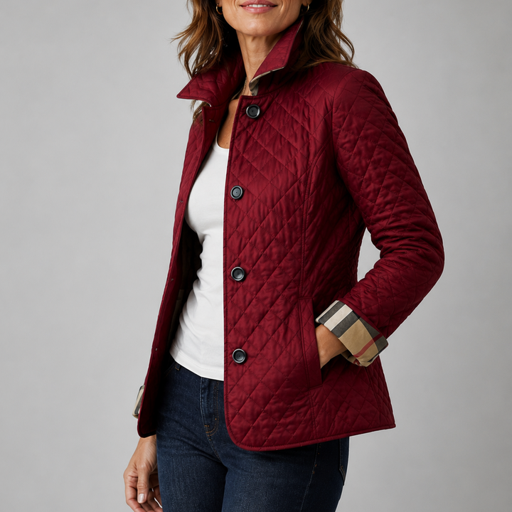 Kelley | Lightweight Quilted Jacket - Black