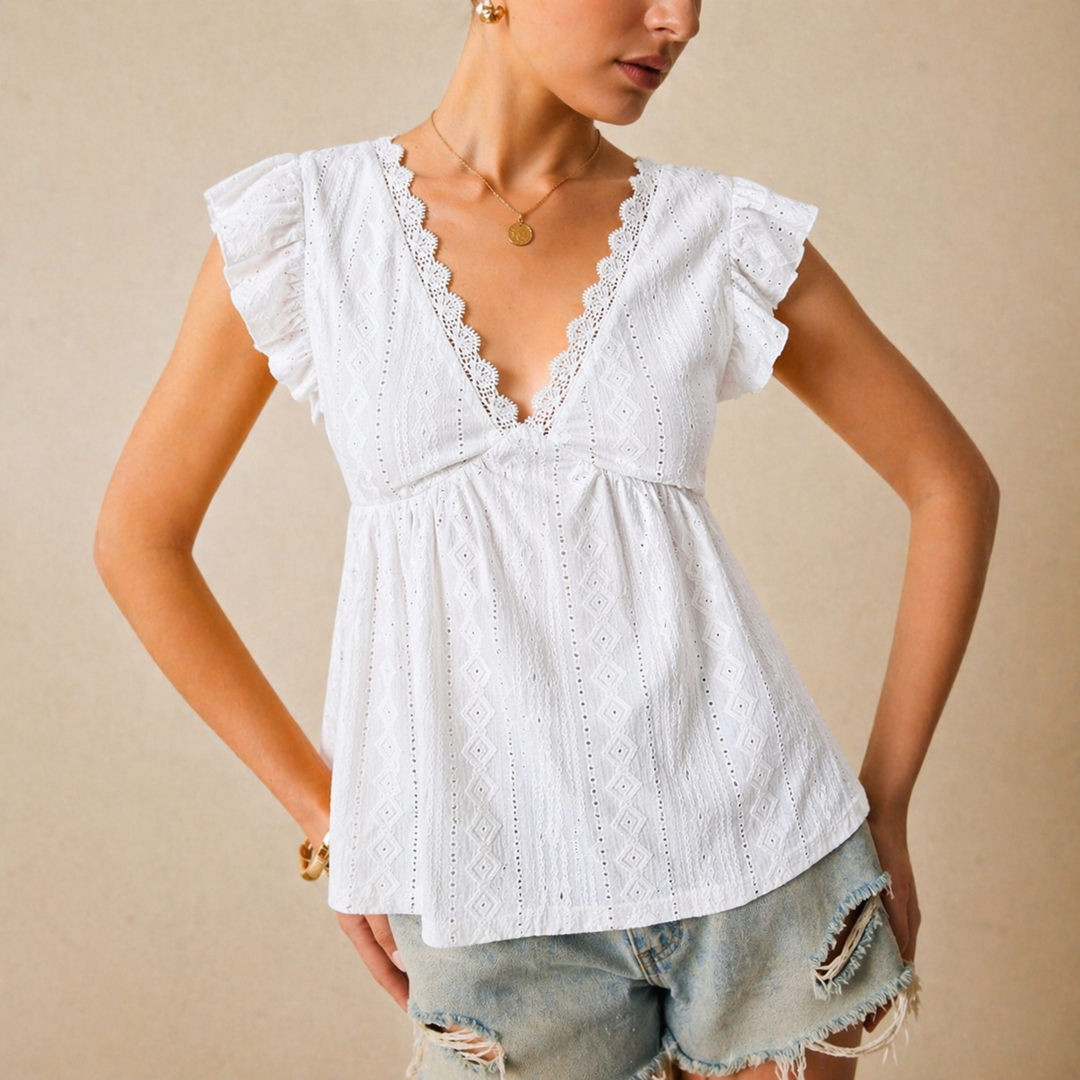 Valen | Lace Blouse - Helen & Olivia Manhattan