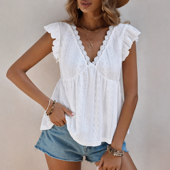 Valen | Lace Blouse - Helen & Olivia Manhattan