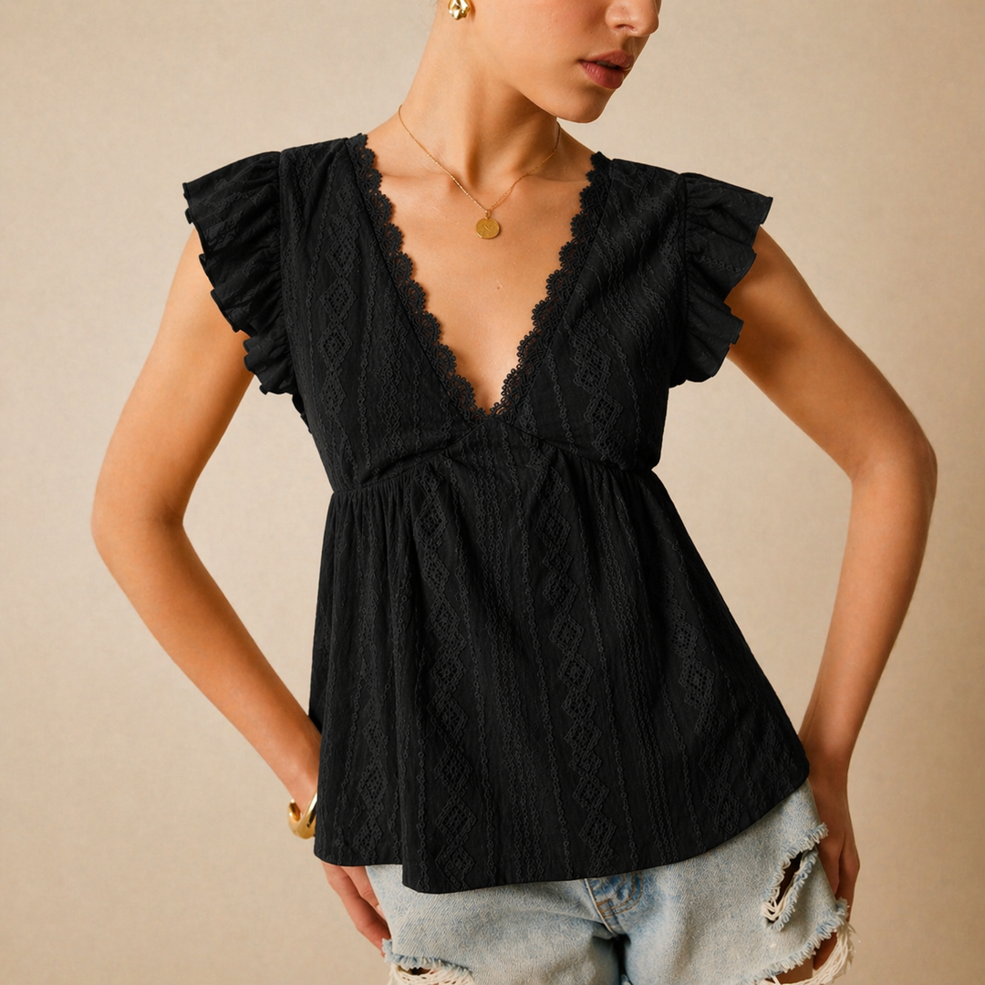 Valen | Lace Blouse - Helen & Olivia Manhattan