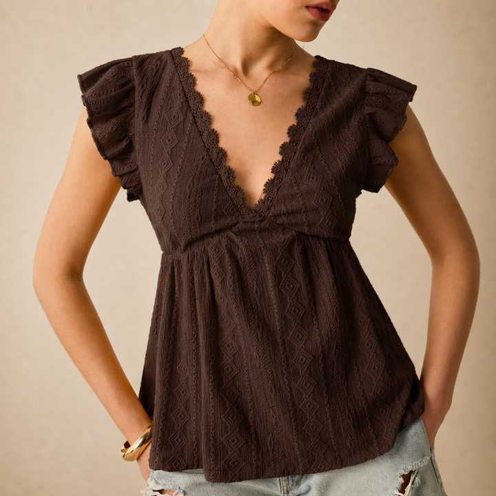Valen | Lace Blouse - Helen & Olivia Manhattan