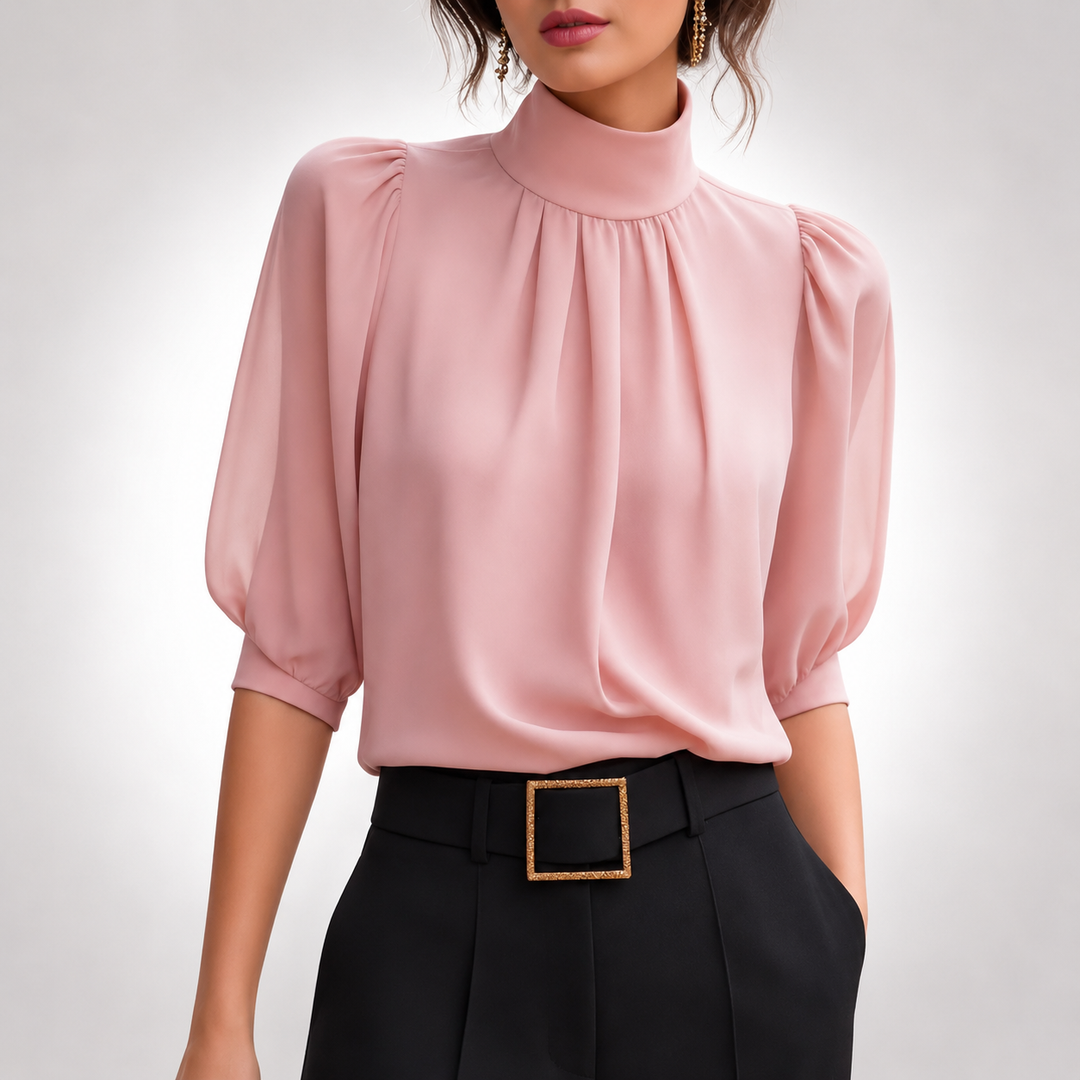 Elise | Puff Sleeve Blouse - Helen & Olivia Manhattan