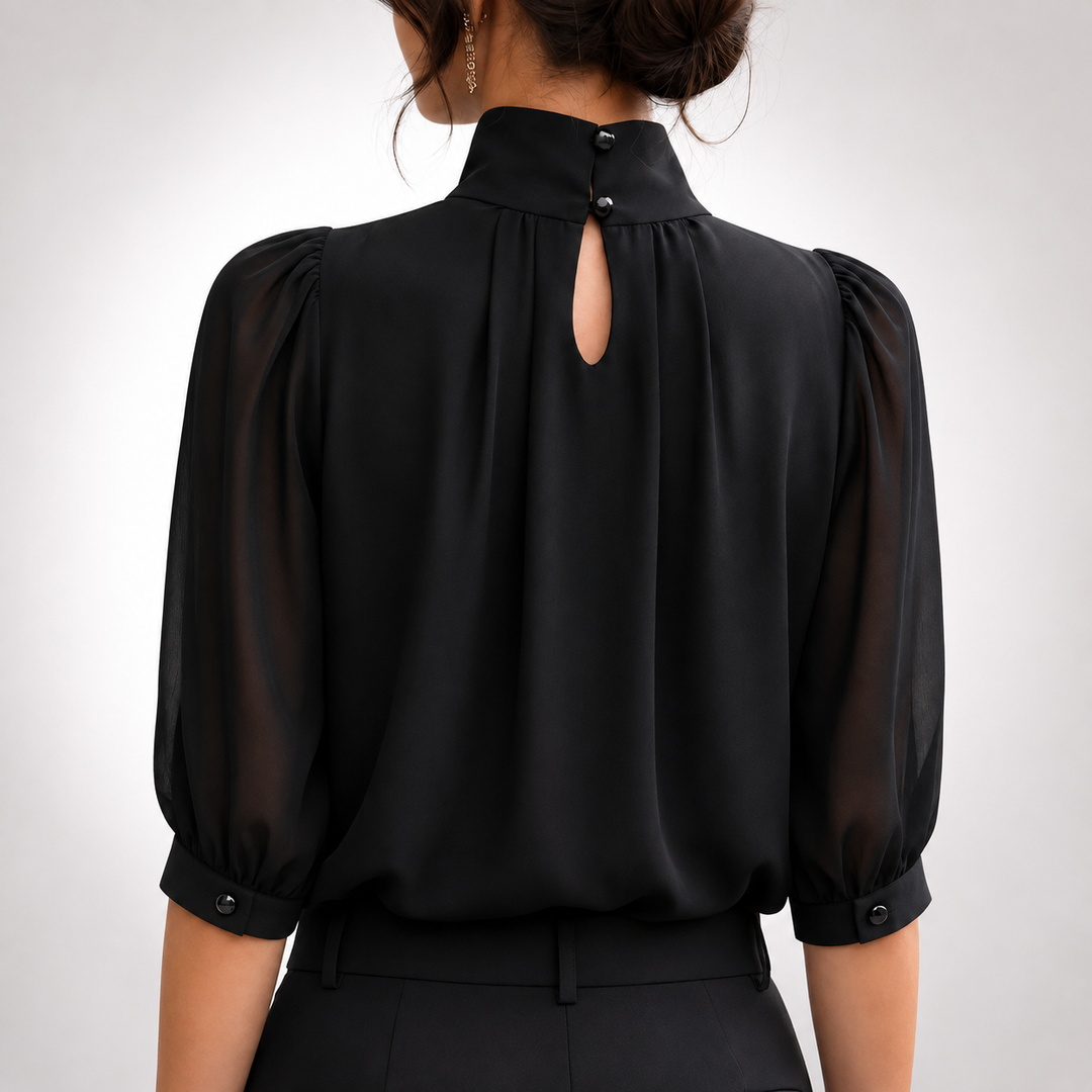 Elise | Puff Sleeve Blouse - Helen & Olivia Manhattan