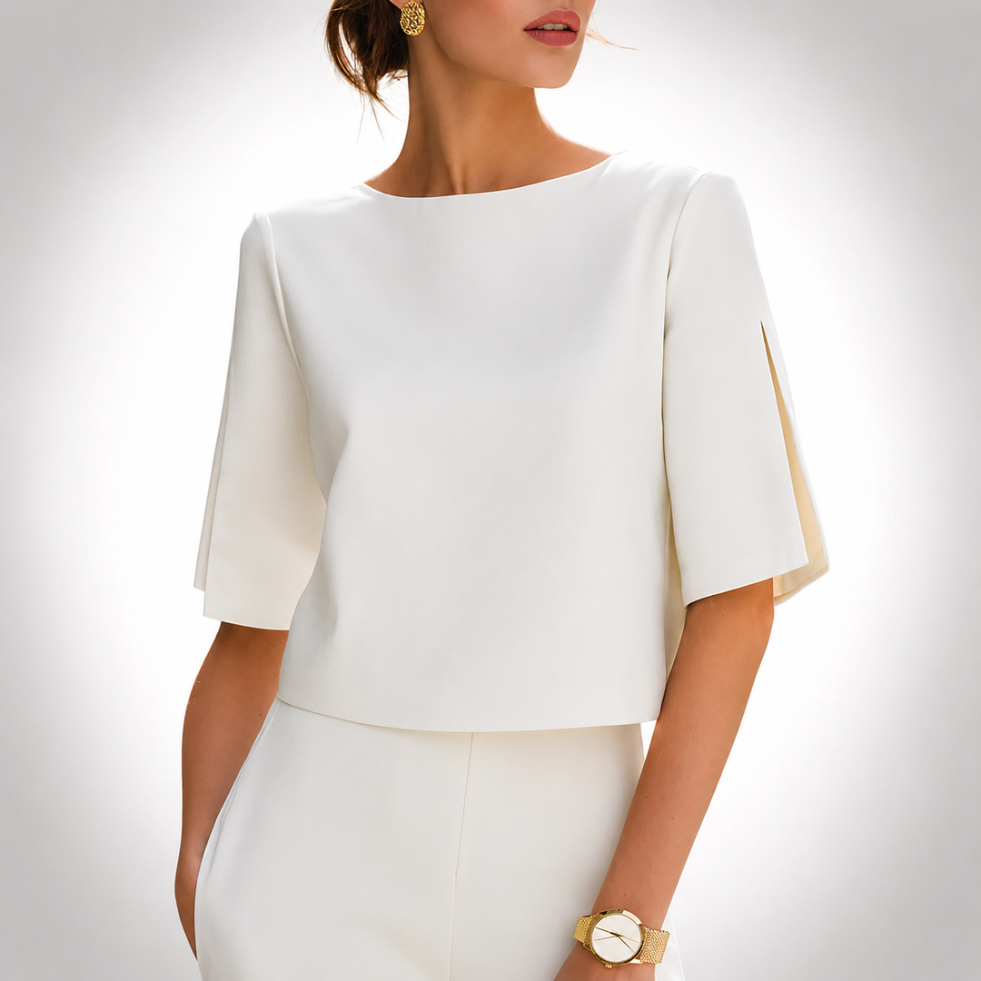 Camille | Split Sleeve Blouse - Helen & Olivia Manhattan