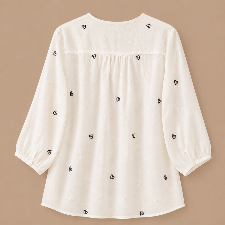 Maribel | Heart Blouse - Helen & Olivia Manhattan