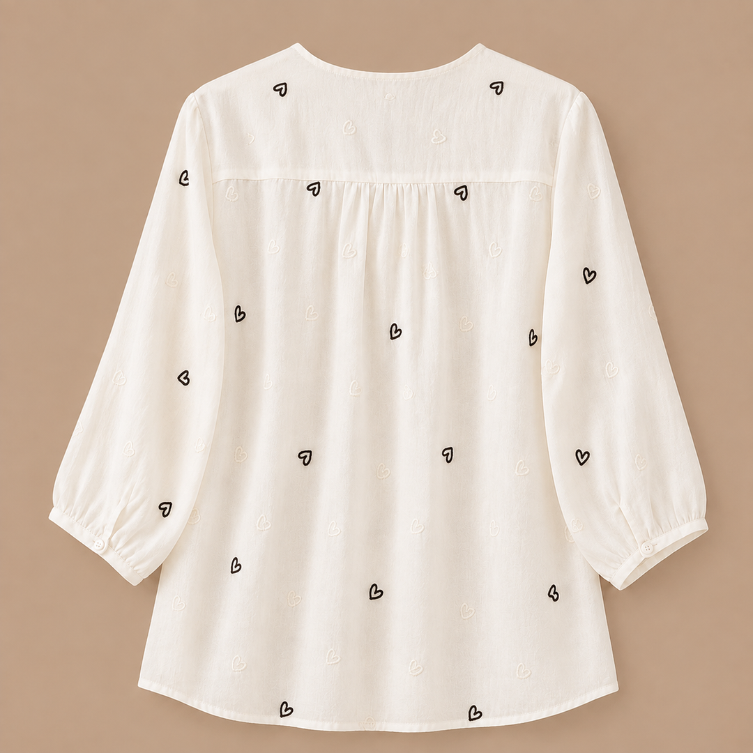 Maribel | Heart Blouse - Helen & Olivia Manhattan