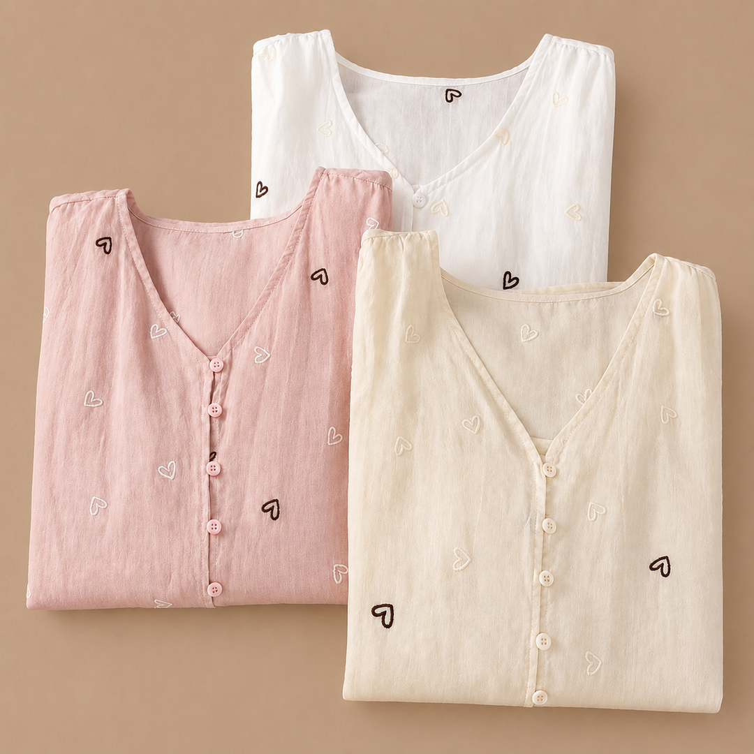 Maribel | Heart Blouse - Helen & Olivia Manhattan