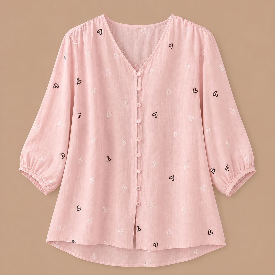 Maribel | Heart Blouse - Helen & Olivia Manhattan