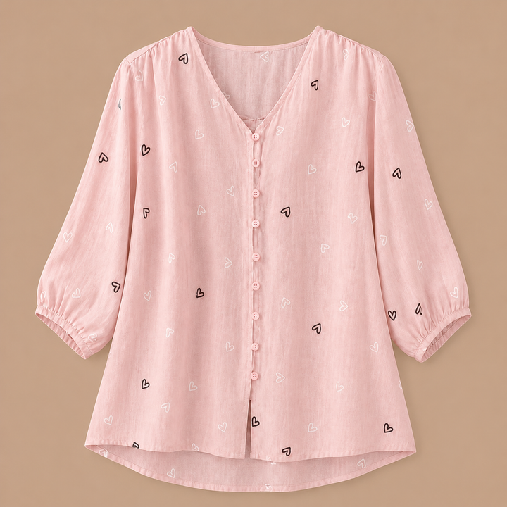 Maribel | Heart Blouse - Helen & Olivia Manhattan