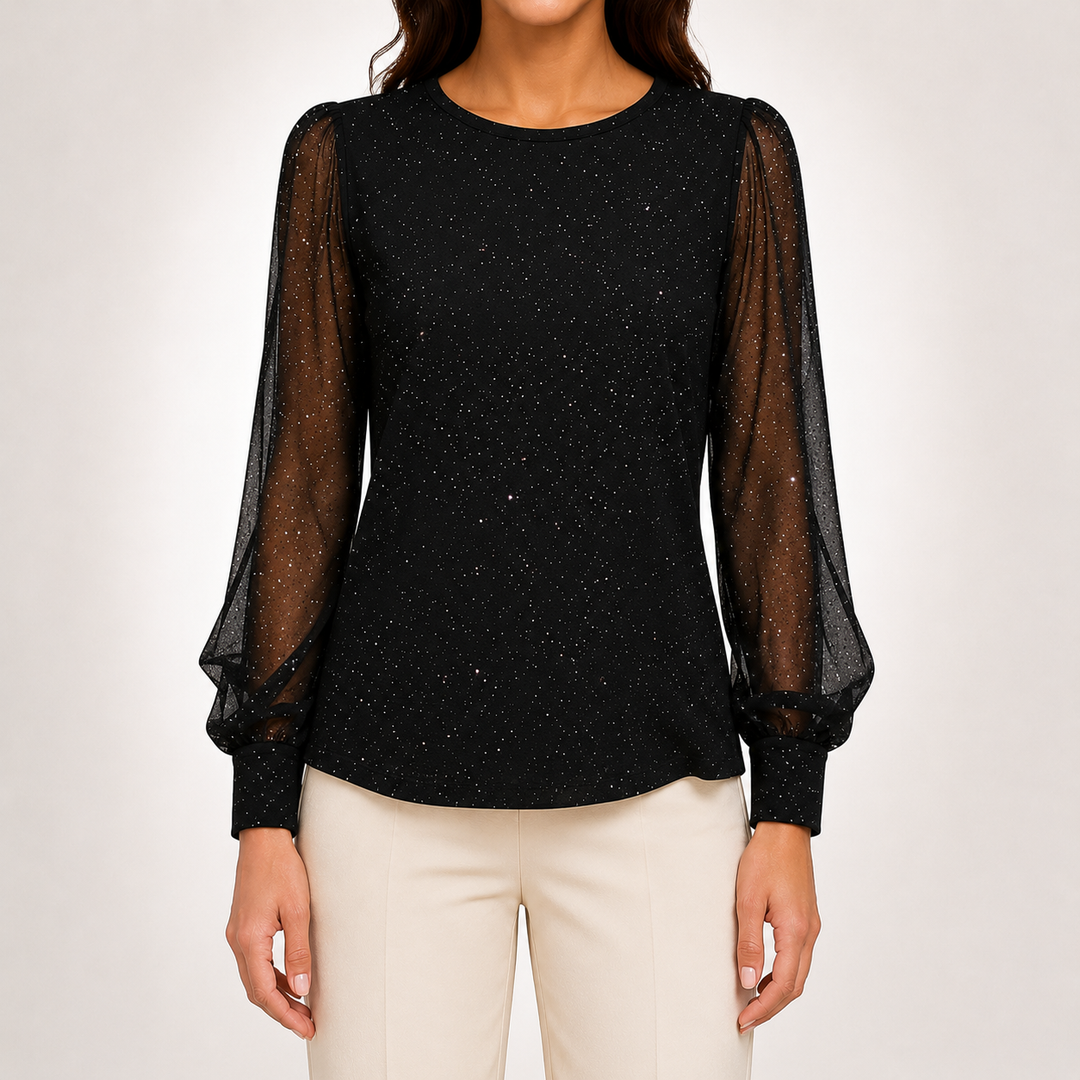 Elara | Shimmer Blouse - Helen & Olivia Manhattan