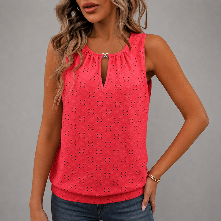 Noelle | Eyelet Blouse - Helen & Olivia Manhattan