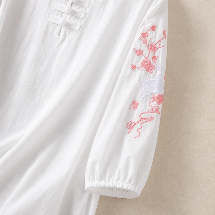 Estelle | Mandarin Blouse - Helen & Olivia Manhattan